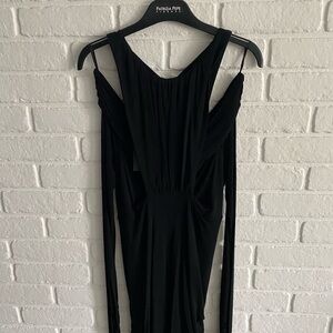 Patrizia Pepe Stunning Black Midi Dress